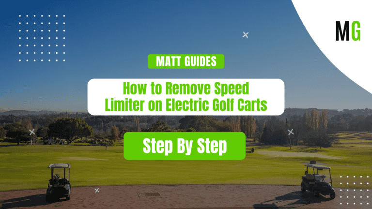 How to Remove Speed Limiter on Electric Golf Carts
