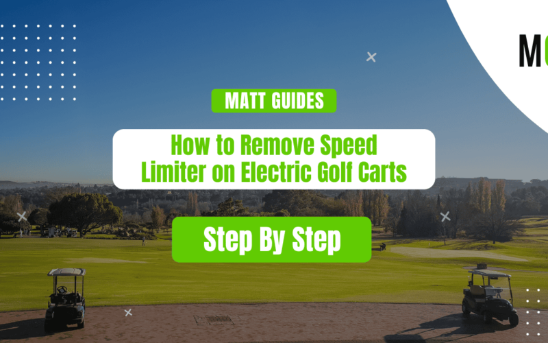 How to Safely Remove Speed Limiter on Electric Golf Carts